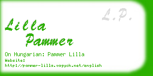 lilla pammer business card